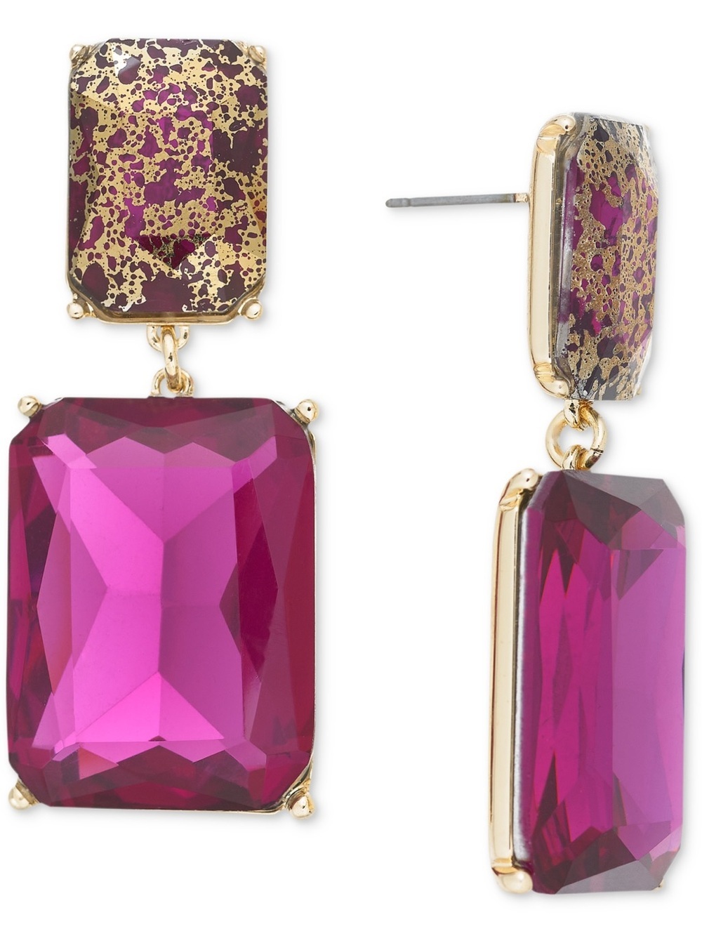I.n.c. International Concepts Double Stone Drop Earrings